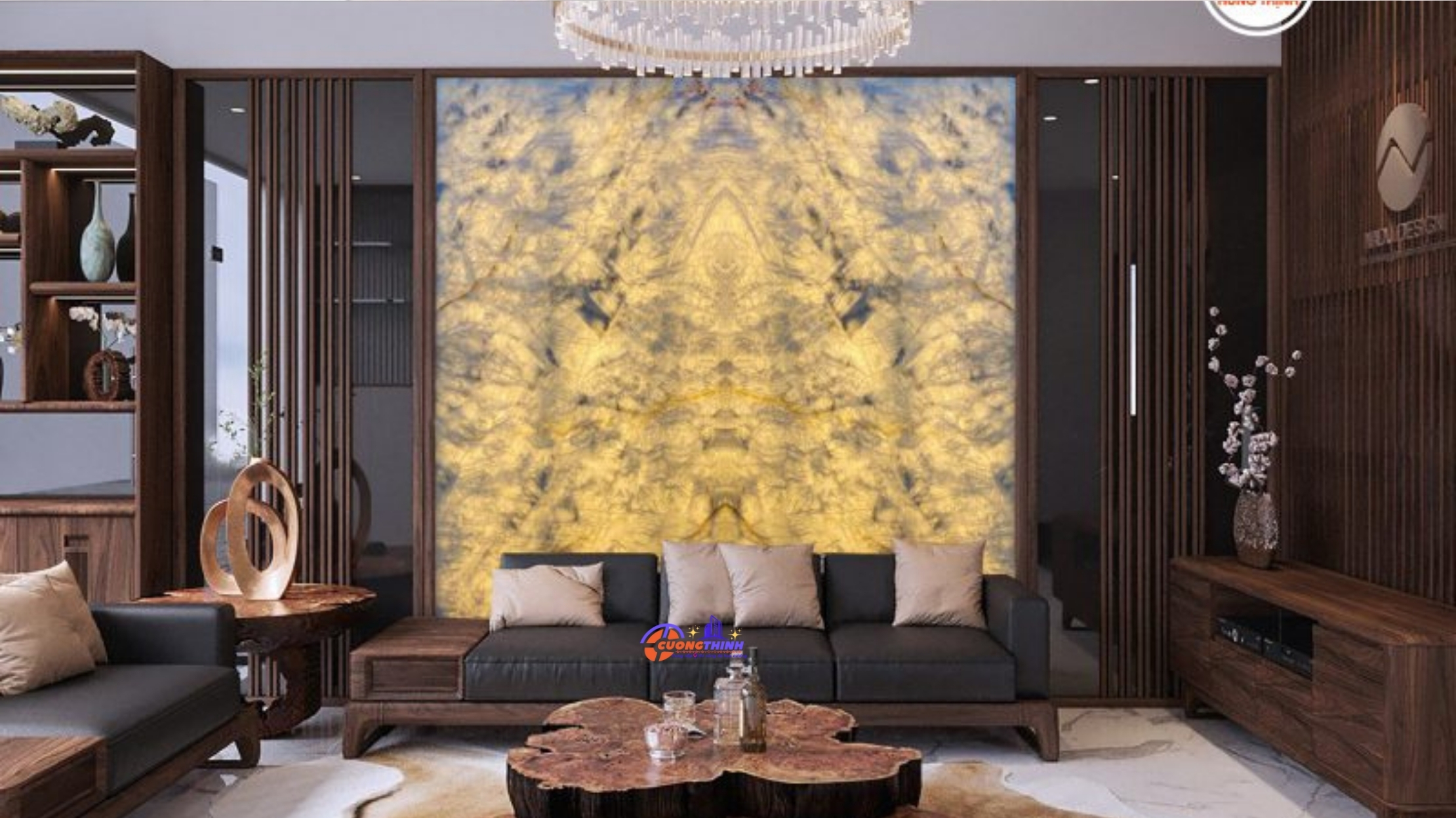 TRANH ONYX XUYÊN SÁNG CT8